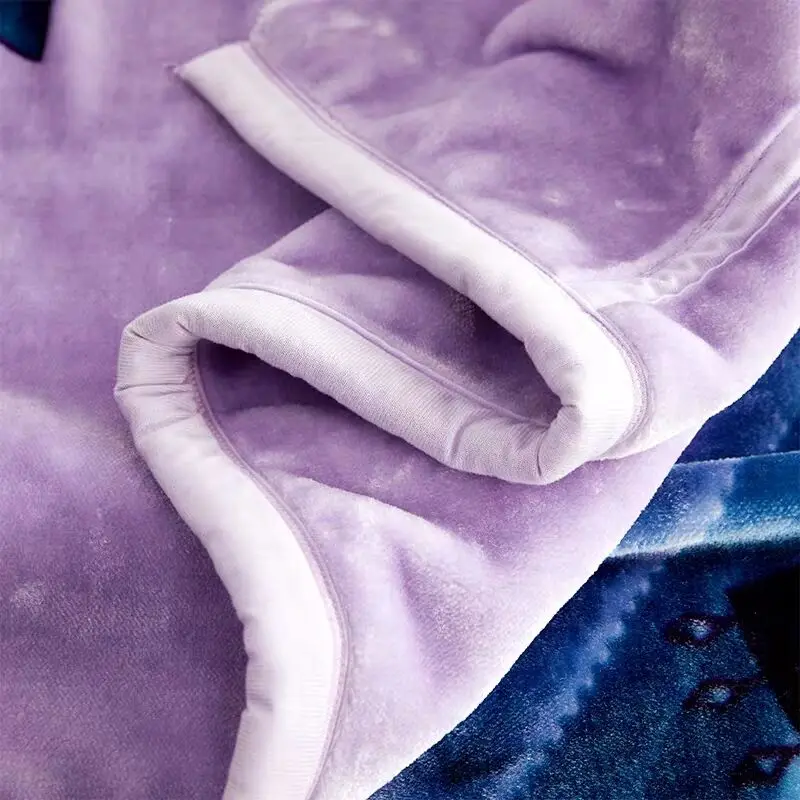 ����� �õ� Elsa 3D �μ� ��� ���� ���� �̺� Ŀ�� 150x200cm ���� ħ�� ���� ���̸����� �β��� �ö��� ���