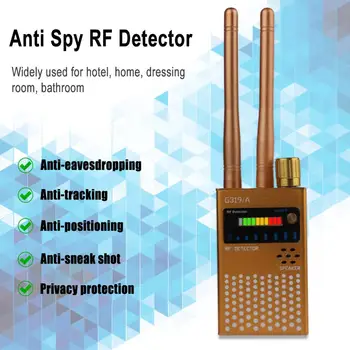 

G318A RF bug Detector Ultra-sensitive Anti-spy Detector Anti-wiretapping Radio Signal Detector for GPS and GSM