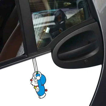 

Lovely Doraemon Car Sticker Deraemon is Rings King Sticker Reflective Waterproof Automotive Sticker Adorable Cartoon Decal