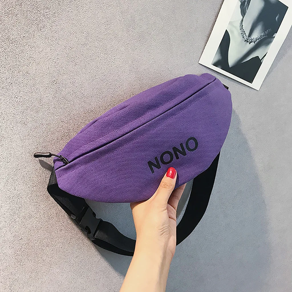 Модная нейтральная Спортивная Лазерная пляжная сумка, сумка-мессенджер через плечо, нагрудная сумка, горячая распродажа - Цвет: Фиолетовый