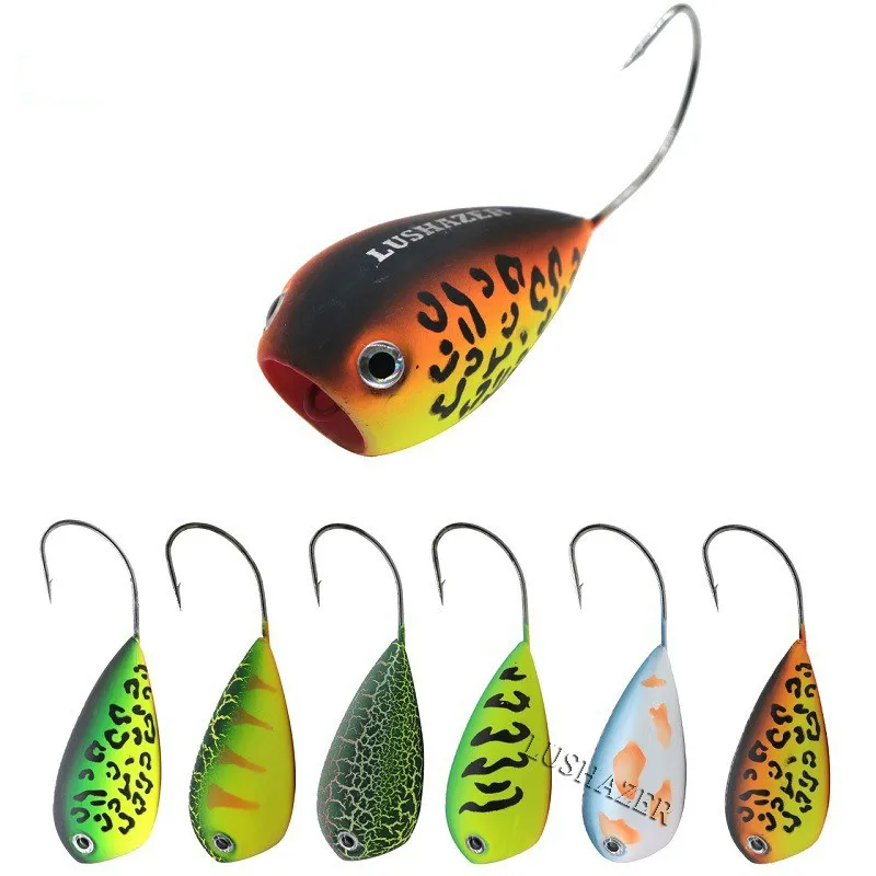 

Luya bait frog type Russian ice fishing best selling simulation hard bait explosion model pencil wave climb 11.5 g