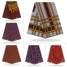 Анкара африканская полиэфирная восковая печатная ткань Binta настоящий воск высокого качества 6 ярдов африканская ткань для вечерние платья BG01