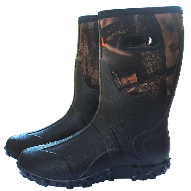 Men's Rainshoes Soft Rain Boots Rubber Boots Fishing Footwear Outdoor Waterproof Boots Snow Boots Size 39-46 A
