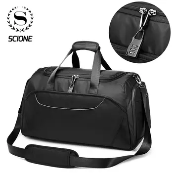 Cheap Scione New Travel Bag Shoulder Strap Duffel Backpack men Business Fashion Luggage storage bag sports large capacity portable Cheap Scione New Travel Bag Shoulder Strap Duffel Backpack men Business Fashion Luggage storage bag sports large capacity portable