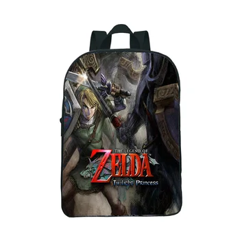 

New The Legend of Zelda Link School Backpack Beautiful Pattern Quality Practicality Children Kids Kindergarten 12 Inch Bags