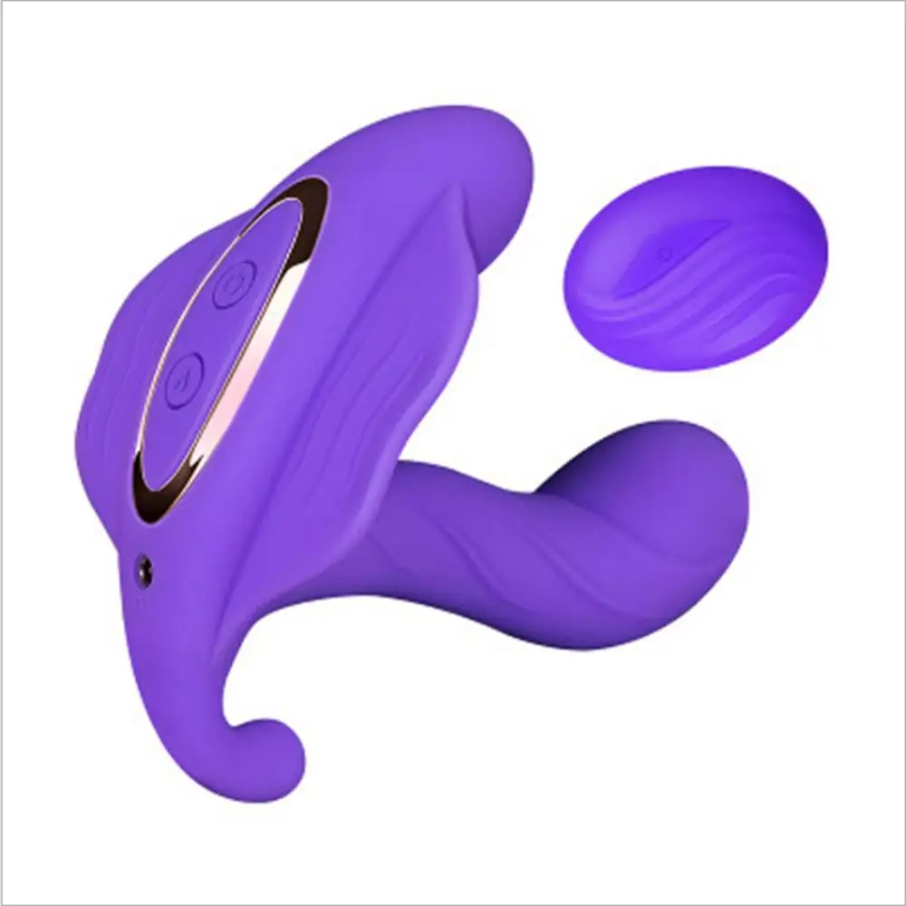 Wearable Butterfly Dildo Vibrator Adult Sex Toys for Women G Spot Clitoris Stimulator Wireless Remote Control Vibrator Panties