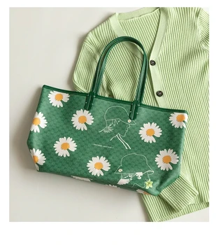 

Daisy Popular Logo Women's Bag 2020 New Little Daisy Print One-Shoulder Bag Graffiti Bigs Bag Fashion Bogs Shopping Bag