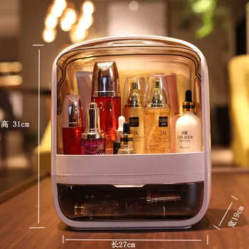 

Cosmetic Storage Box Makeup Organizer Drawer Large Capacity Jewelry Nail Polish Makeup Container Portable Cosmetic Organizer Box