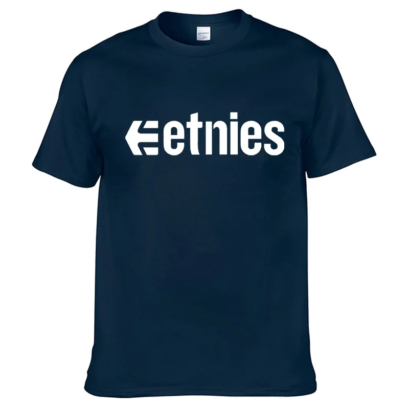 3 Новинка Etnies Футболка мужская черно-белая хлопковая модная футболка Летняя уличная футболка для скейтборда уличная футболка для мальчиков - Цвет: 3