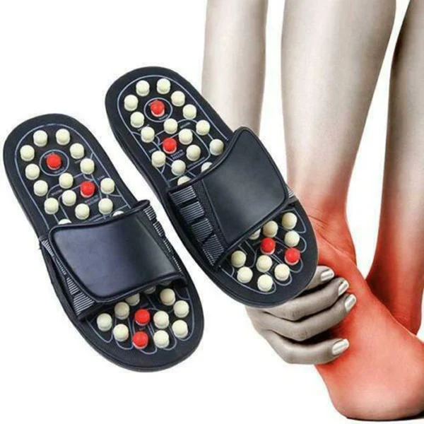 Акупунктурные тапочки для отдыха для мужчин и женщин; тапочки для ног; сандалии; вращающийся массаж ступней обувь
