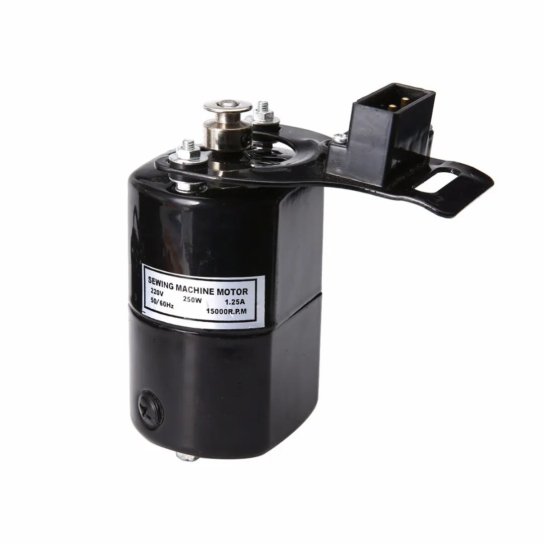 110W Universal Home Sewing Machine Motor Foot Pedal Controller Black 0.5A