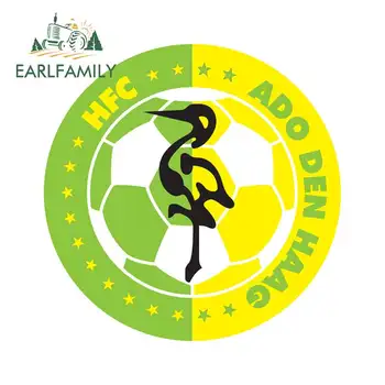 

EARLFAMILY 13cm x 13cm for Den_Haag Decals Waterproof Vinyl Car Wrap Windshield Air Conditioner Bumper Decoration Car Stickers