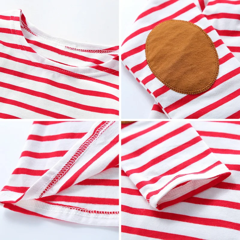 Girls T-shirt Kids clothes Children T-shirts striped Long Sleeve Cotton Tops Tee Baby boys Girls blouse for girls Clothes tees