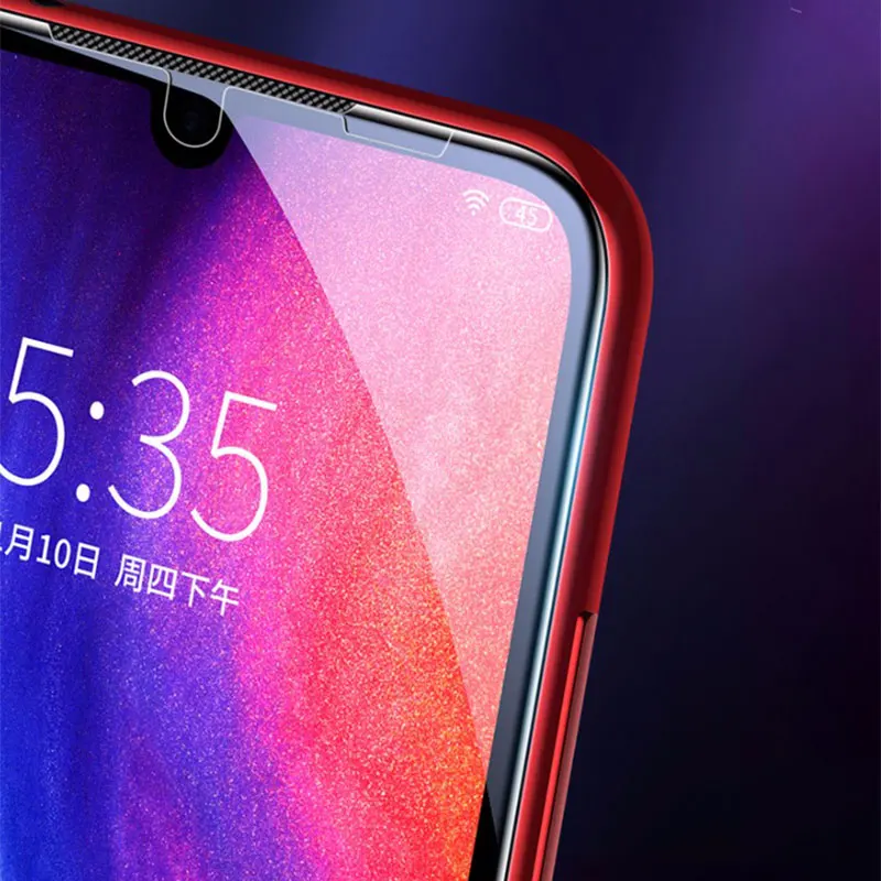 2 шт 9H взрывозащищенное Закаленное стекло для XIAOMI Redmi 7 7A Note 7 8 Pro Note8 Note7 полноэкранная защитная пленка