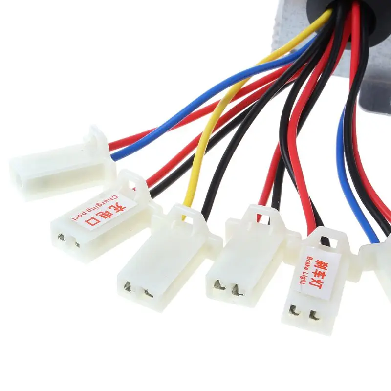 Drop Ship DC36V 500W Brushed Controller Motor Foot Pedal In/Off Switch Wiring Electric Bike Scooter Speed Control