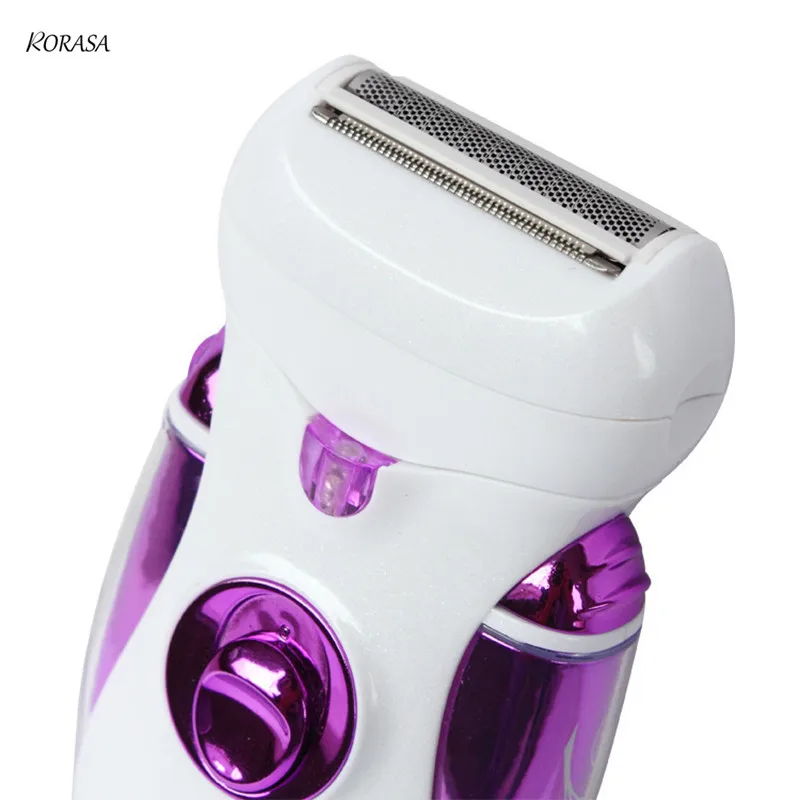 4In1 Epilator Multifunction Bikini Underarm Hair Removal Shaver Shaving Machine Foot Care Pedicure Personal Epilator Trimmer