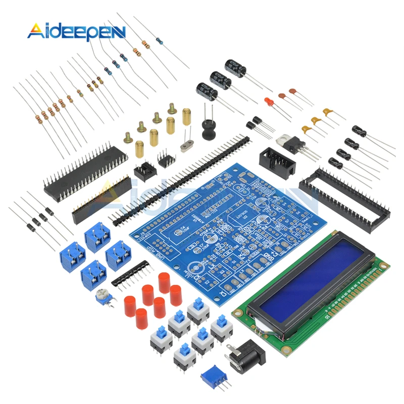 DC 5V lcd Цифровая емкость индуктивность метр DIY наборы 20Hz-400KHz Частота CF индуктор установка для измерения параметров конденсаторов DC 8-14V или AC 7-10V