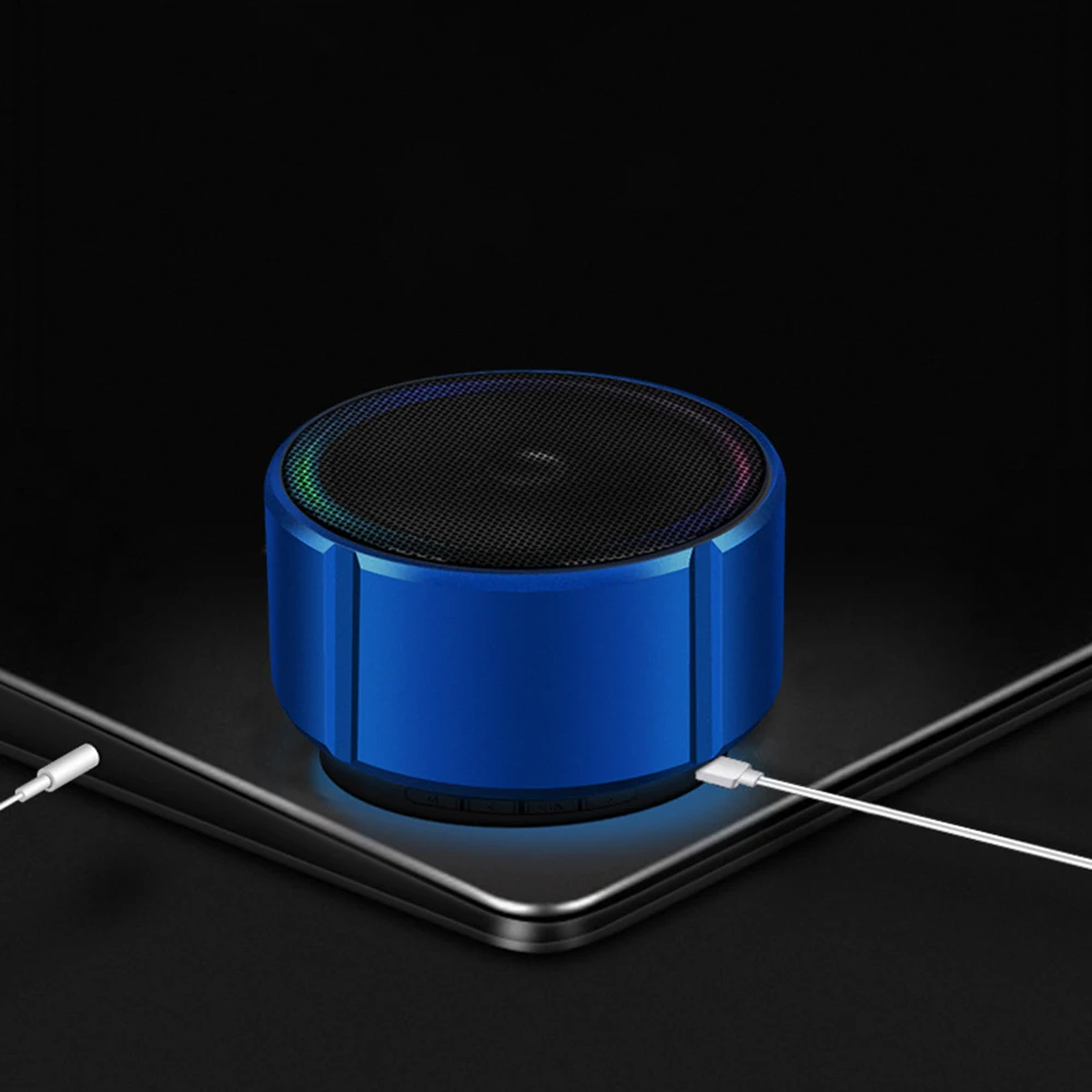 Мини беспроводной Bluetooth динамик металлический портативный маленький стальной пистолет динамик сабвуфер с USB FM радио Музыкальный плеер