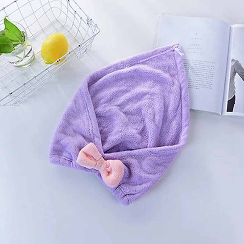 Женская ванная комната супер абсорбент быстросохнущее плотное полотенце из микрофибры полотенце для волос сухая шапочка салонное полотенце