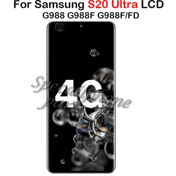 

For Samsung Galaxy S20 Ultra LCD Display Touch Screen G988 G988F G988F/DS with Frame Display Touch Screen Digitizer Replacment