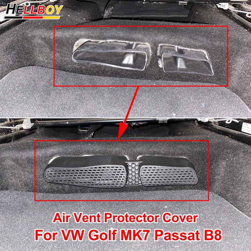 2pcs For Volkswagen VW Golf 7 Mk7 Passat B8 Rear Seat Air Vents Cover