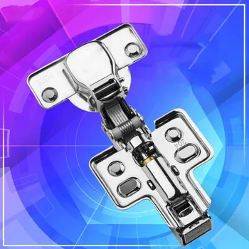 

Half Overlay Stainless Steel Damping Hinges Hydraulic Hinge Buffer Cabinet Cupboard Door Hinges Furniture Hardware