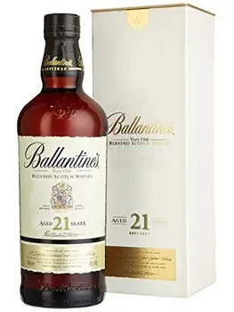 

Ballantines 21 Blended Scotch Whisky – 21 Jahre alter reichhaltiger Blend mit würzigen Aromen, perfekt abgestimmten Rauchnoten &