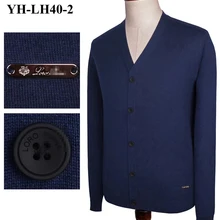 Billionaire свитер кардиган мужской зима Повседневный Толстый эластичный на молнии с пуговицами вышивка большой размер M-4XL