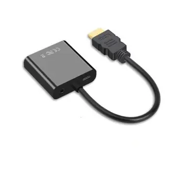 

HDMI To VGA 1080P HDMI Male To VGA Female Video Converter Adapter Full HD For PC Laptop Tablet HDMI vers VGA Universal