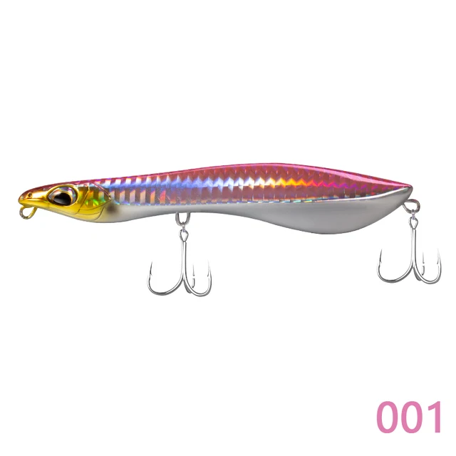 D1 Poppers Lure wtd Long Casting 80MM5.2g Floating 115MM 15.2G /21.3g Pencil Bait Saltwater Freshwater Snakehead of Pike Fishing 001