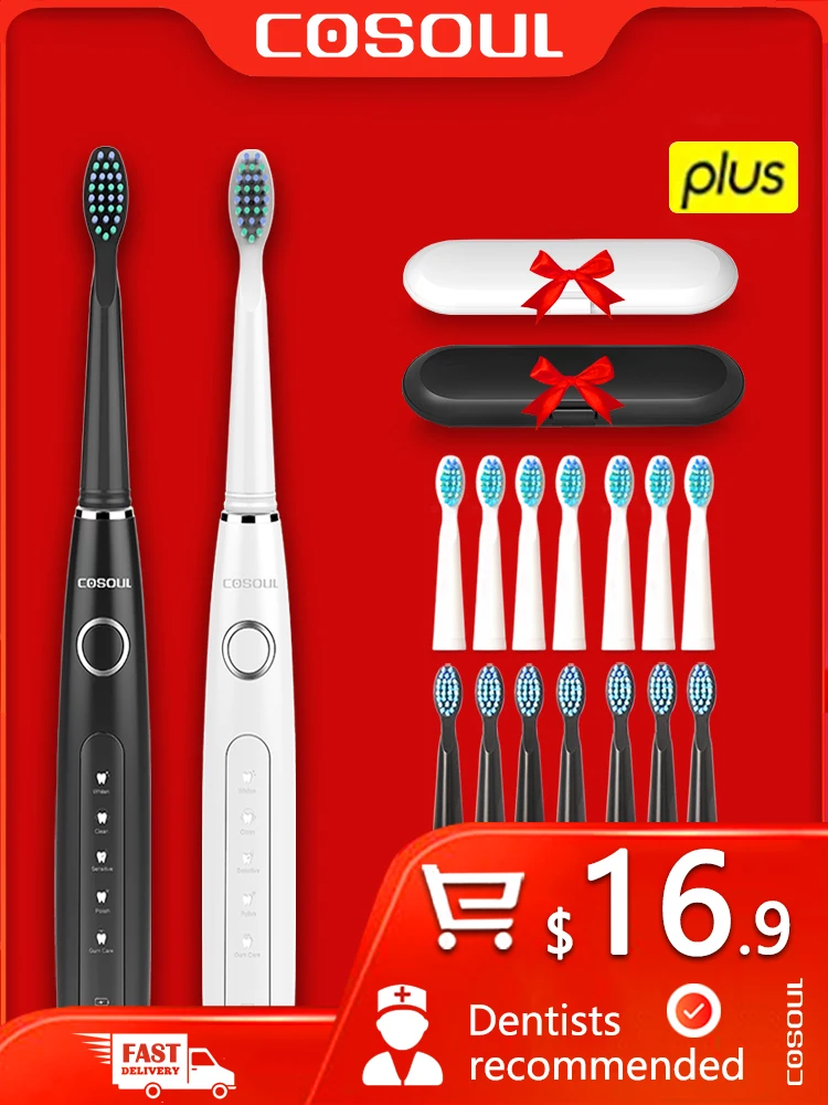 Cepillo de dientes eléctrico sónico, dentistas, protección profesional, soporte creativo para cepillo de dientes de carga rápida, previene el moho