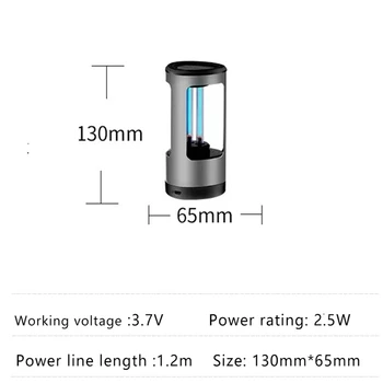 

Ultraviolet lamp , Rechargeable disinfect ultraviolet lamp ,various kinds of virus and bacterium efficiently