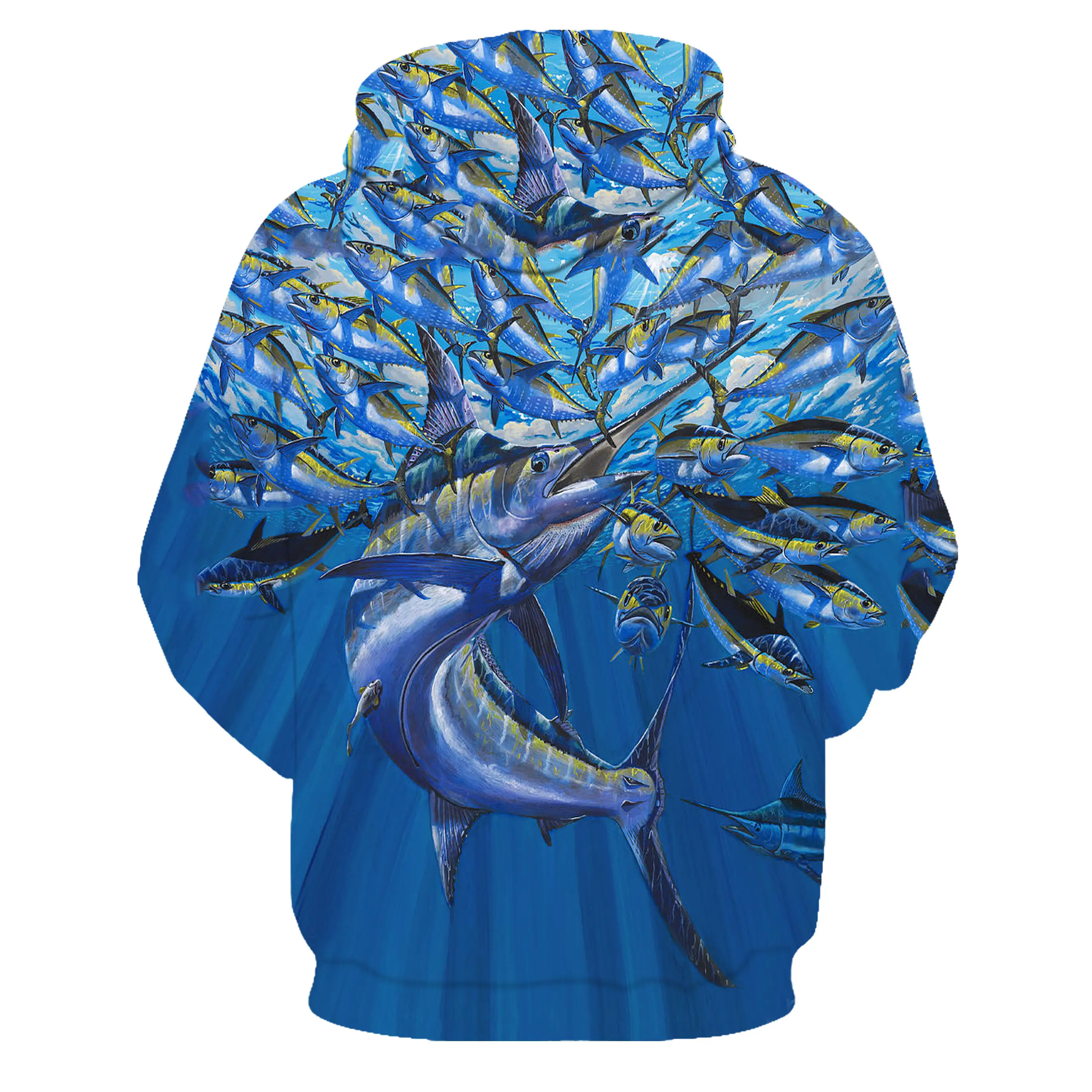 Рыбак для мужчин и женщин с длинным рукавом 3D тропическая рыба забавные толстовки для Fishinger толстовки с капюшоном уличная одежда хип-хоп куртки