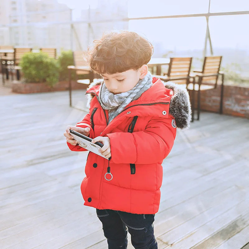 Детская теплая верхняя одежда на молнии с капюшоном, пальто костюм для мальчиков детская куртка пальто для мальчиков корейская детская зимняя одежда куртка для девочек