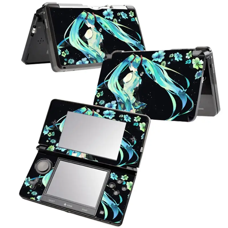 Cartoon design for 3DS Console Gamepad Protector Cover  For 3DS Sticker for nintend o 3ds pvc skin sticker