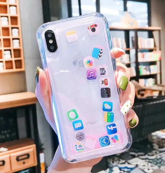 Quicksand Capinha для iPhone 7 7Plus 8 8Plus 6 6s 6Plus XR xs max Dynamic Liquid чехол для iPhone 11 fundas iPhone 11 pro max - Цвет: pink