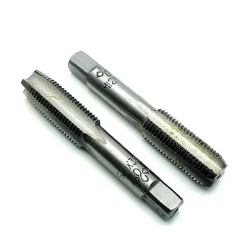 

2pcs Silver High-Speed Steel HSS 10mm X 1.25 Metric Taper & Plug Tap Right-Hand Thread M10 X 1.25mm Taps