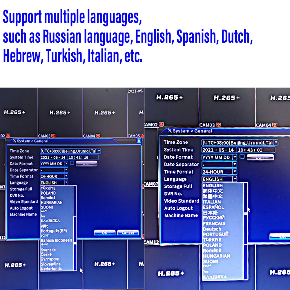Xmeye  ڴ   , 4 ä, 8/16 ä, DVR 5M-N 1080P  ý, 5 in 1 AHD TVI CVI Ƴα IP