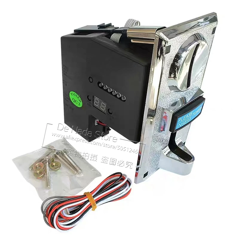 Multi Coin Acceptor CPU Programmable 6 Type Coin Validator Electronic Selector Mechanism Arcade Mech for Vending Washing Machine 1