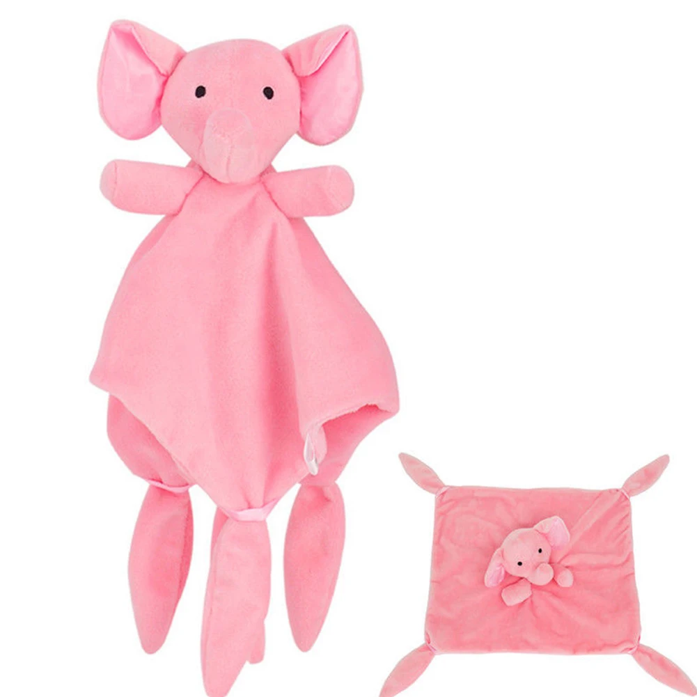 elephant EJY Baby Comforter Toys Cute Soft Plush Giraffe Animal Blanket Toys
