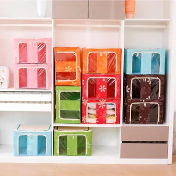 

Storage Box Finishing Box Storage Box Large Size Folding Oxford Cloth Steel Frame Storage Box Storage Box Clothes Storage Box
