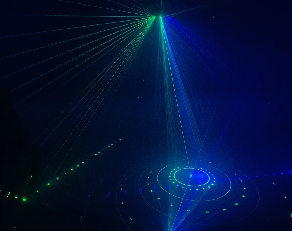 RGB лазерное изображение линии луч сканирует DMX DJ танцевальный бар кофе Рождество дома вечерние диско Эффект светильник ing светильник системы лазерный светильник Show