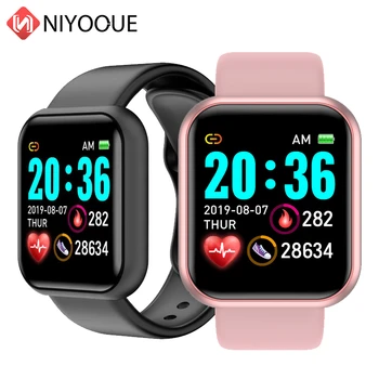 

D20 Smart Watches Sport Bluetooth Waterproof Y68 SmartWatch Men Woman Wear Accessories Wristband Heart Rate Tracker Smart Band