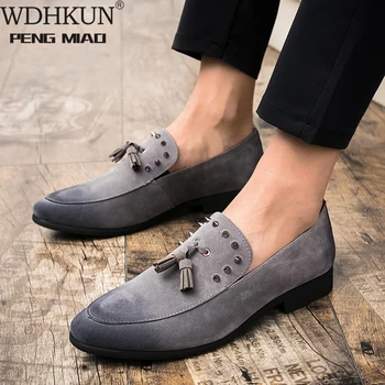 

Big Size Mens Shoes Casual Leather Breathable Loafers Men Scarpe Uomo Fashion Office Shoes Male Driving Moccasins Shose A-101