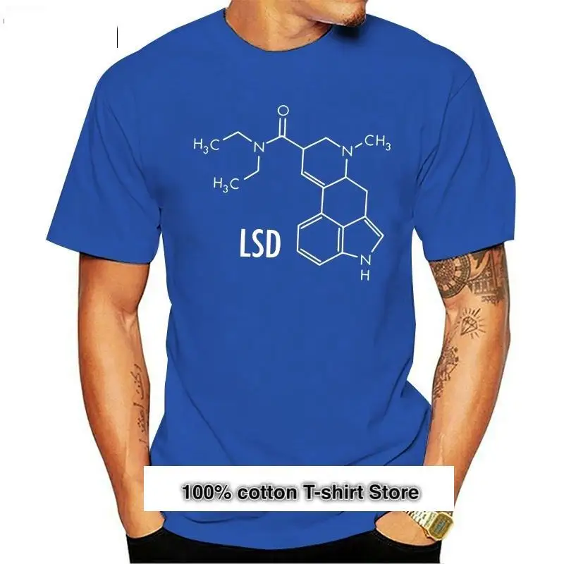 Camiseta psicodélica para hombre prenda de vestir con LSD composite FESTIVAL ACID TRIPS DMT RAVE | Мужская одежда