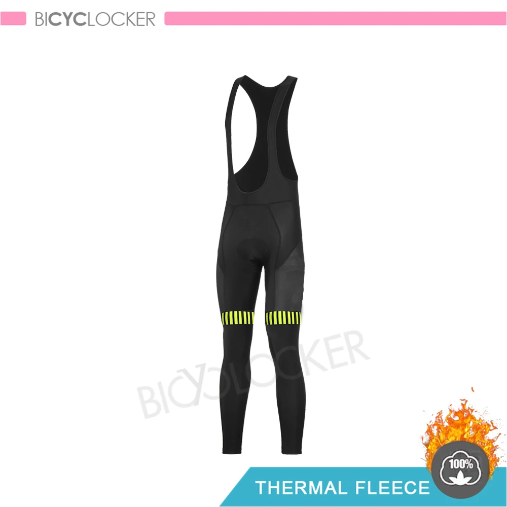 Профессиональная команда одежда для велоспорта женский длинный рукав трикотажный комплект термо флис MTB неизвестная теплая одежда женский дорожный велосипед Raiders рубашки - Цвет: Bib Pants