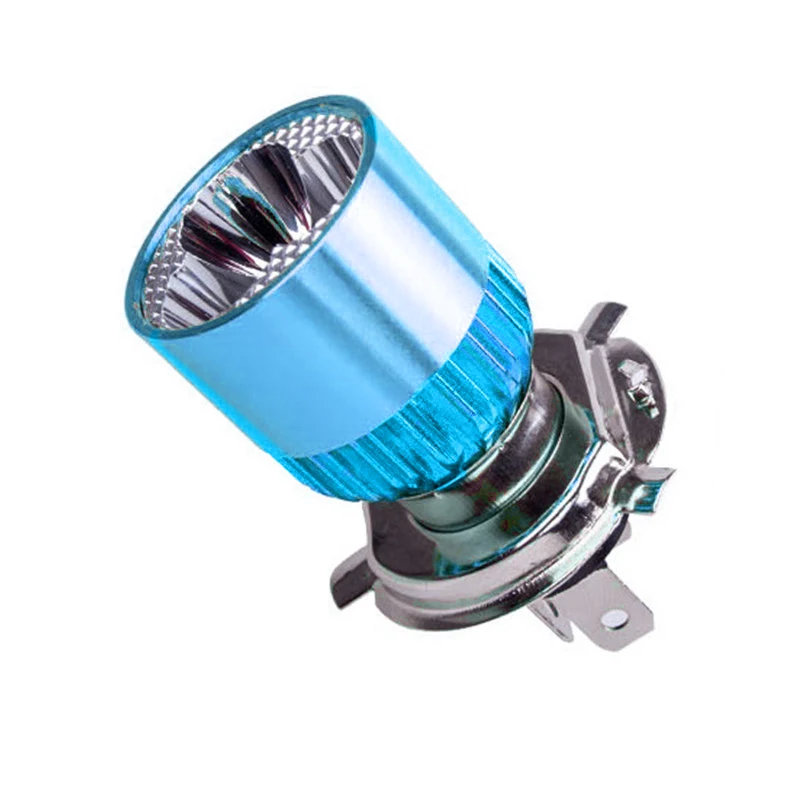 DC 12-85V H4 3 Светодиодный прожектор для мотоцикла и мотоцикла 1100LM