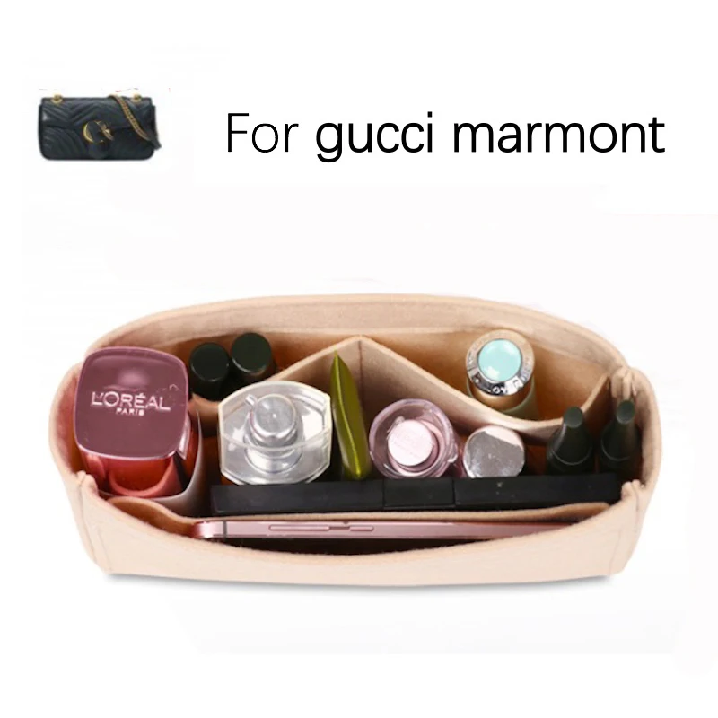 Подходит для G Marmont Мини Маленькие и большие Matelasse сумка Вставка Organizer 3MM