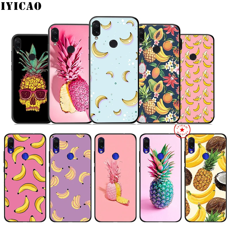 Fruit Banana pineapple Soft Case for Xiaomi Redmi Note 8 7 6 5 Pro 5A 4X Prime Silicone |