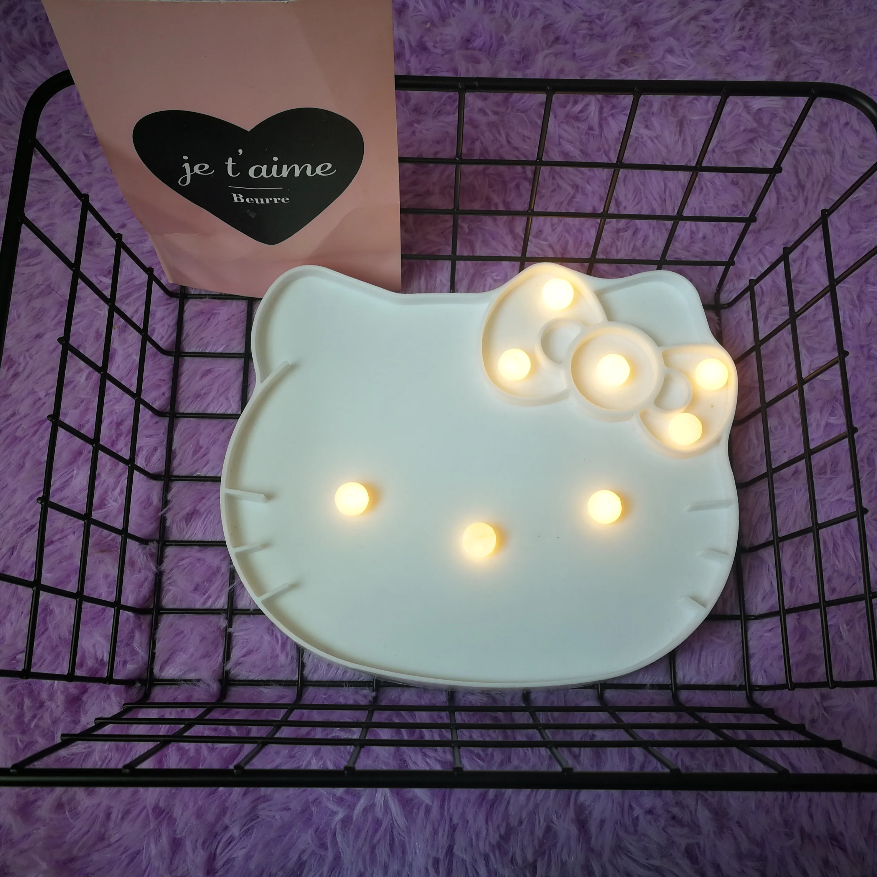 Светодиодная гирлянда с короной и облаком в виде животных ночник питанием от